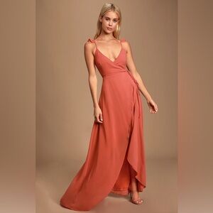 Maxi Wrap Dress - Lulus